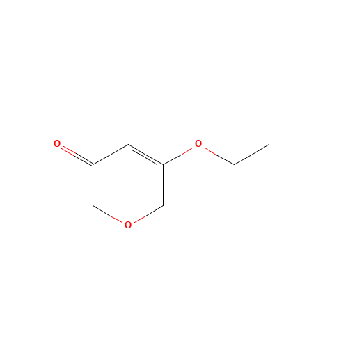 3-ethoxy-2H-pyran-5-one (CAS: 688785-30-0) - Chemical Structure and Molecular Formula 