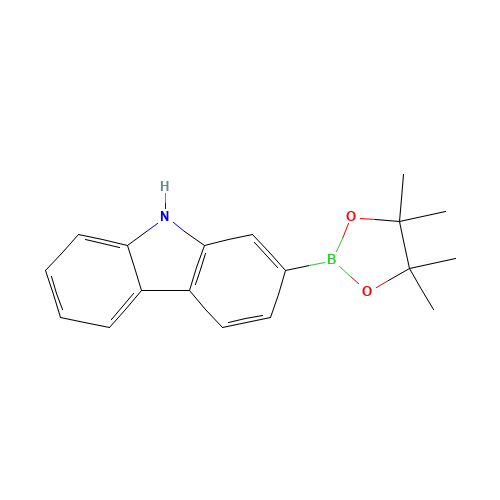 2-(4,4,5,5-tetramethyl-1,3,2-dioxaborolan-2-yl)-9H-carbazole (CAS: 1242412-60-7) - Related Chemical Product
