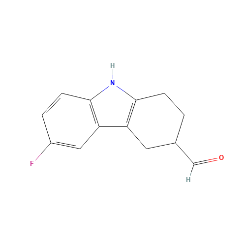 6-fluoro-2,3,4,9-tetrahydro-1H-carbazole-3-carbaldehyde (CAS: 843653-04-3) - Related Chemical Product