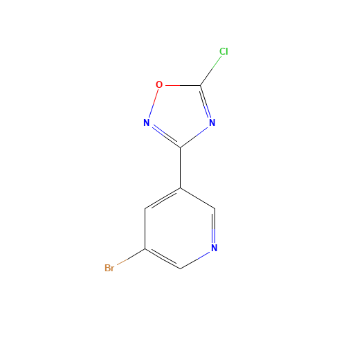 3-(5-bromopyridin-3-yl)-5-chloro-1,2,4-oxadiazole (CAS: 1323919-94-3) - Related Chemical Product