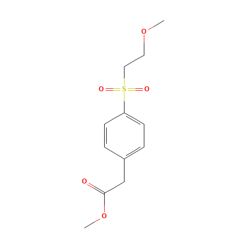 methyl 2-[4-(2-methoxyethylsulfonyl)phenyl]acetate (CAS: 1363179-33-2) - Related Chemical Product