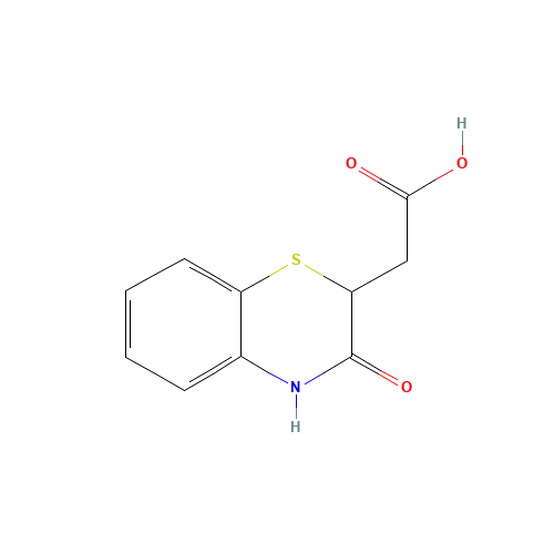 2-(3-oxo-4H-1,4-benzothiazin-2-yl)acetic acid (CAS: 6270-74-2) - Related Chemical Product
