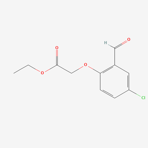ethyl 2-(4-chloro-2-formylphenoxy)acetate (CAS: 17798-46-8) - Related Chemical Product