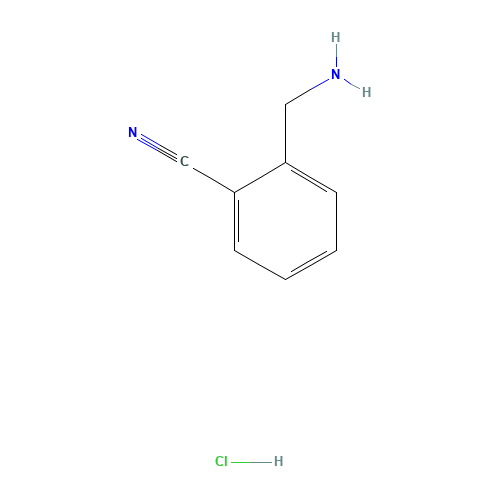 2-(aminomethyl)benzonitrile;hydrochloride (CAS: 1134529-25-1) - Chemical Structure and Molecular Formula 