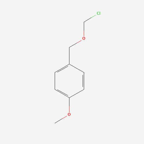 1-(chloromethoxymethyl)-4-methoxybenzene (CAS: 64610-11-3) - Chemical Structure and Molecular Formula 