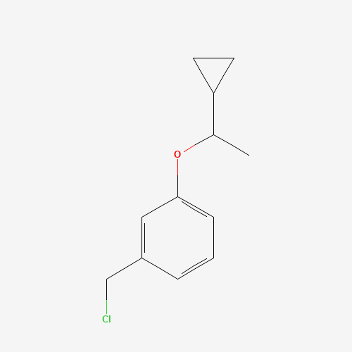 1-(chloromethyl)-3-(1-cyclopropylethoxy)benzene (CAS: 921602-59-7) - Related Chemical Product