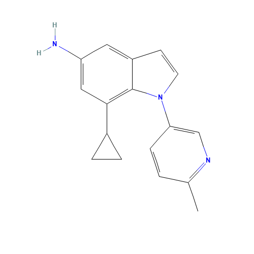 7-cyclopropyl-1-(6-methylpyridin-3-yl)indol-5-amine (CAS: 1610801-44-9) - Related Chemical Product