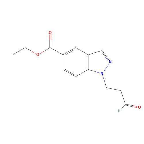 ethyl 1-(3-oxopropyl)indazole-5-carboxylate (CAS: 192944-53-9) - Related Chemical Product