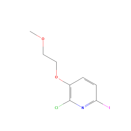 2-chloro-6-iodo-3-(2-methoxyethoxy)pyridine (CAS: 1312464-94-0) - Related Chemical Product