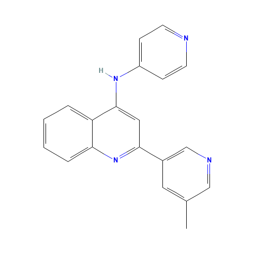 2-(5-methylpyridin-3-yl)-N-pyridin-4-ylquinolin-4-amine (CAS: 1303557-27-8) - Related Chemical Product