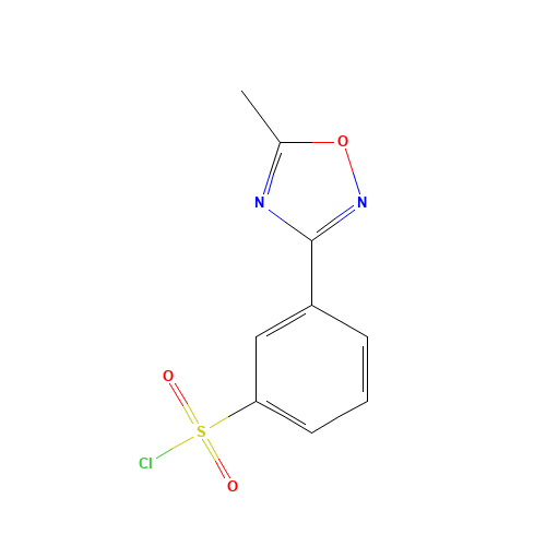 3-(5-methyl-1,2,4-oxadiazol-3-yl)benzenesulfonyl chloride (CAS: 10185-62-3) - Related Chemical Product