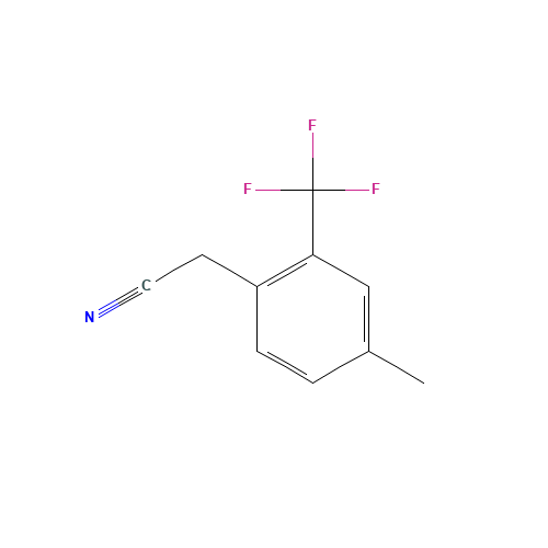 2-[4-methyl-2-(trifluoromethyl)phenyl]acetonitrile (CAS: 1000540-99-7) - Related Chemical Product