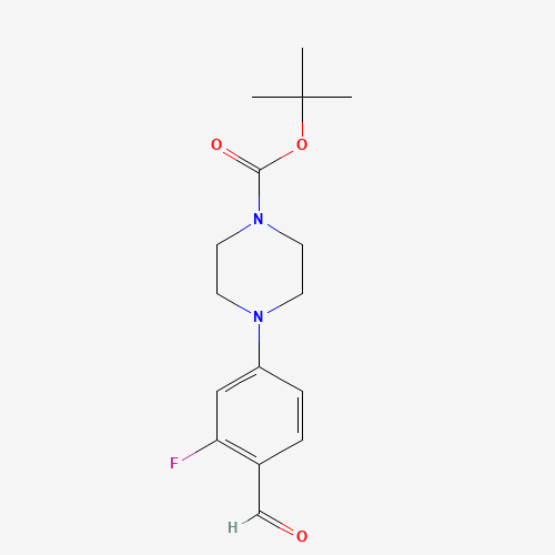 tert-butyl 4-(3-fluoro-4-formylphenyl)piperazine-1-carboxylate (CAS: 1290181-35-9) - Related Chemical Product