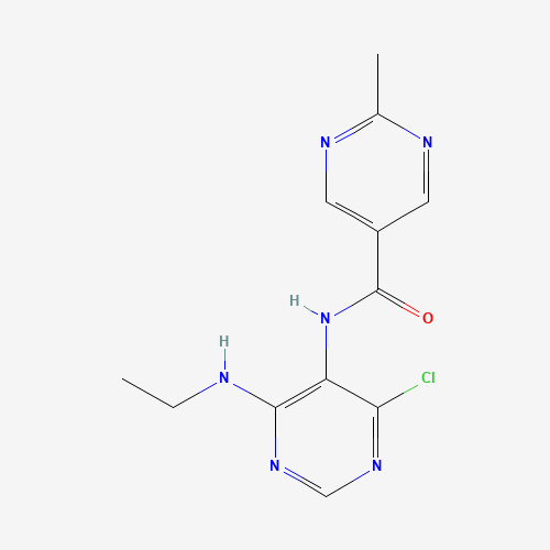N-[4-chloro-6-(ethylamino)pyrimidin-5-yl]-2-methylpyrimidine-5-carboxamide (CAS: 1610703-66-6) - Related Chemical Product