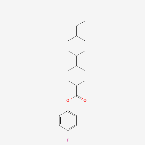 (4-fluorophenyl) 4-(4-propylcyclohexyl)cyclohexane-1-carboxylate (CAS: 81701-13-5) - Related Chemical Product