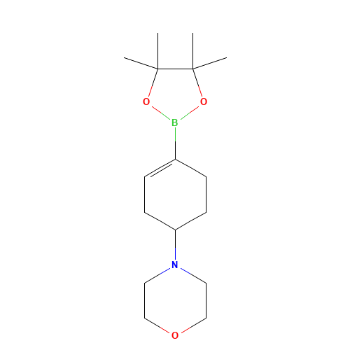 4-[4-(4,4,5,5-tetramethyl-1,3,2-dioxaborolan-2-yl)cyclohex-3-en-1-yl]morpholine (CAS: 1046793-56-9) - Related Chemical Product