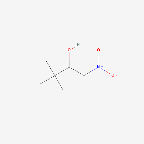 3,3-dimethyl-1-nitrobutan-2-ol (CAS: 58054-88-9) - Chemical Structure and Molecular Formula 