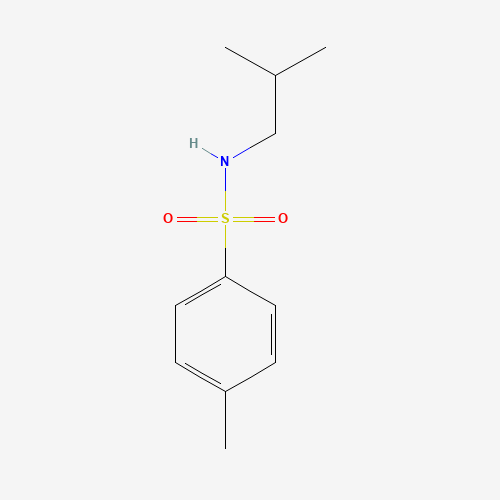 4-methyl-N-(2-methylpropyl)benzenesulfonamide (CAS: 23705-38-6) - Chemical Structure and Molecular Formula 