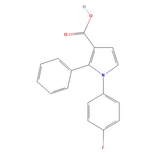 1-(4-fluorophenyl)-2-phenylpyrrole-3-carboxylic acid (CAS: 1368329-92-3) - Related Chemical Product