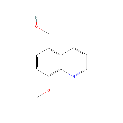 (8-methoxyquinolin-5-yl)methanol (CAS: 72543-51-2) - Chemical Structure and Molecular Formula 