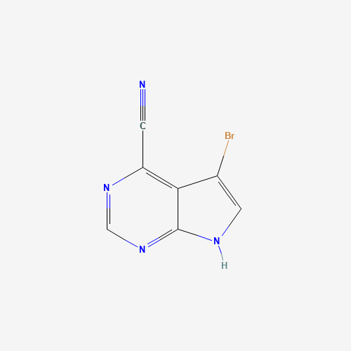 5-bromo-7H-pyrrolo[2,3-d]pyrimidine-4-carbonitrile (CAS: 1168106-92-0) - Related Chemical Product