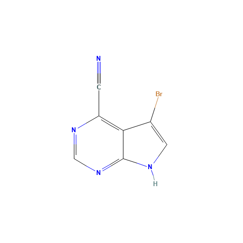 5-bromo-7H-pyrrolo[2,3-d]pyrimidine-4-carbonitrile (CAS: 1168106-92-0) - Related Chemical Product