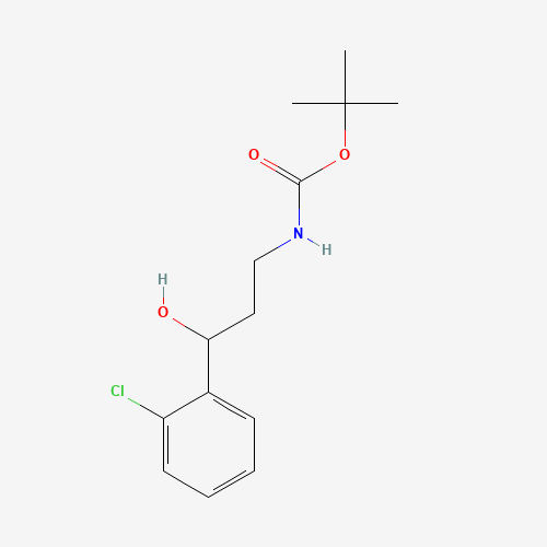 tert-butyl N-[3-(2-chlorophenyl)-3-hydroxypropyl]carbamate (CAS: 913642-58-7) - Related Chemical Product