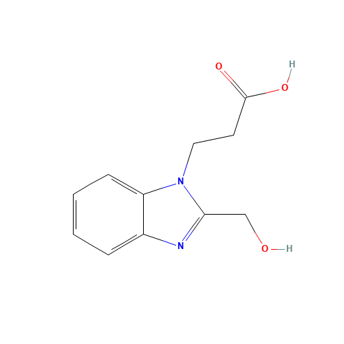 3-[2-(hydroxymethyl)benzimidazol-1-yl]propanoic acid (CAS: 797806-58-7) - Related Chemical Product