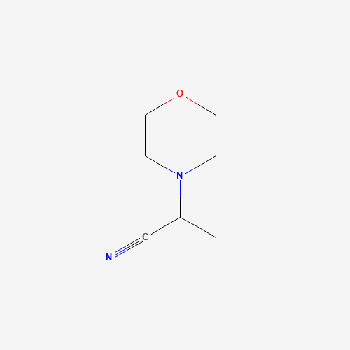 2-morpholin-4-ylpropanenitrile (CAS: 3626-56-0) - Chemical Structure and Molecular Formula 