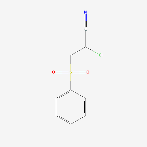 3-(benzenesulfonyl)-2-chloropropanenitrile (CAS: 1424-50-6) - Related Chemical Product