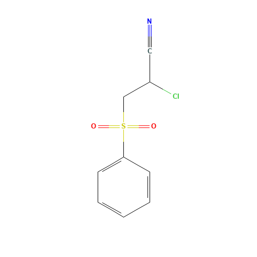 3-(benzenesulfonyl)-2-chloropropanenitrile (CAS: 1424-50-6) - Related Chemical Product