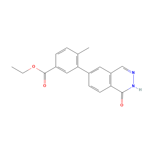 ethyl 4-methyl-3-(1-oxo-2H-phthalazin-6-yl)benzoate (CAS: 909186-07-8) - Related Chemical Product