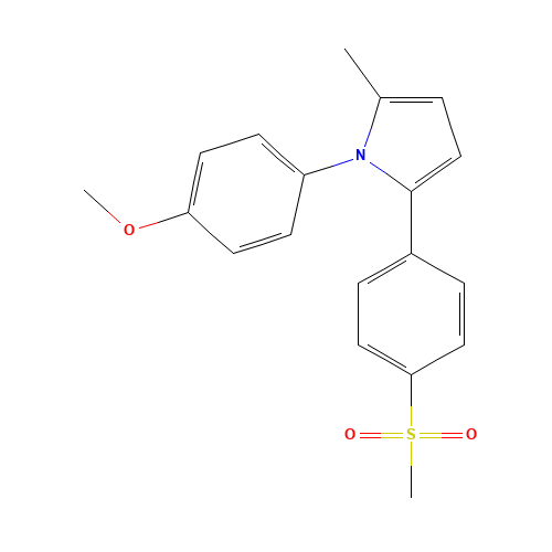 1-(4-methoxyphenyl)-2-methyl-5-(4-methylsulfonylphenyl)pyrrole (CAS: 959632-68-9) - Related Chemical Product