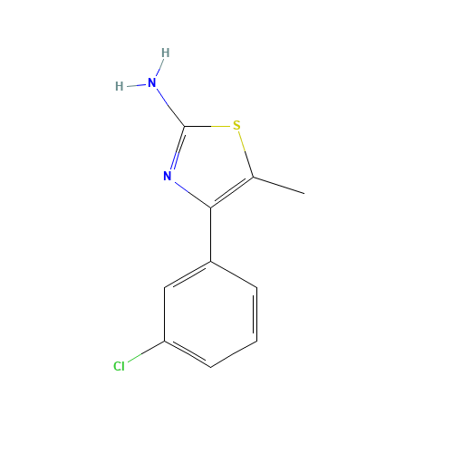 4-(3-chlorophenyl)-5-methyl-1,3-thiazol-2-amine (CAS: 206555-32-0) - Related Chemical Product