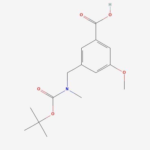 3-methoxy-5-[[methyl-[(2-methylpropan-2-yl)oxycarbonyl]amino]methyl]benzoic acid (CAS: 1552310-81-2) - Related Chemical Product