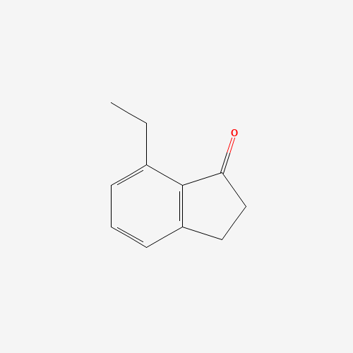 7-ethyl-2,3-dihydroinden-1-one (CAS: 535969-21-2) - Chemical Structure and Molecular Formula 