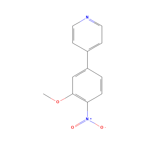 4-(3-methoxy-4-nitrophenyl)pyridine (CAS: 103347-93-9) - Related Chemical Product
