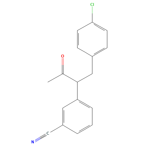 3-[1-(4-chlorophenyl)-3-oxobutan-2-yl]benzonitrile (CAS: 848311-03-5) - Related Chemical Product