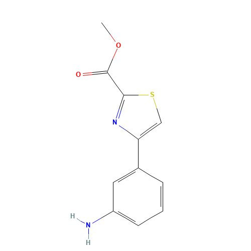 methyl 4-(3-aminophenyl)-1,3-thiazole-2-carboxylate (CAS: 885279-72-1) - Related Chemical Product
