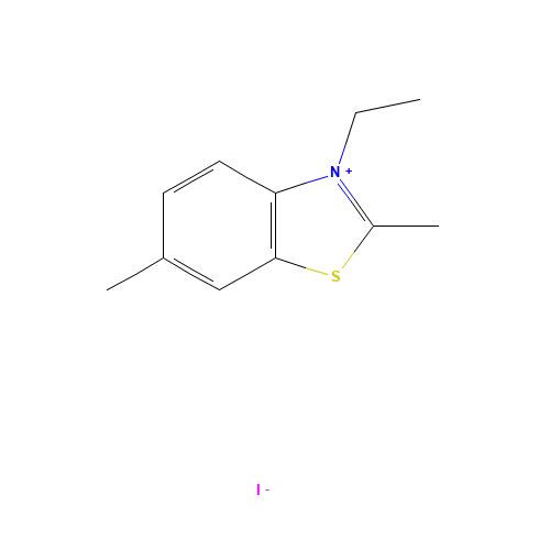 3-ethyl-2,6-dimethyl-1,3-benzothiazol-3-ium;iodide (CAS: 5304-18-7) - Related Chemical Product
