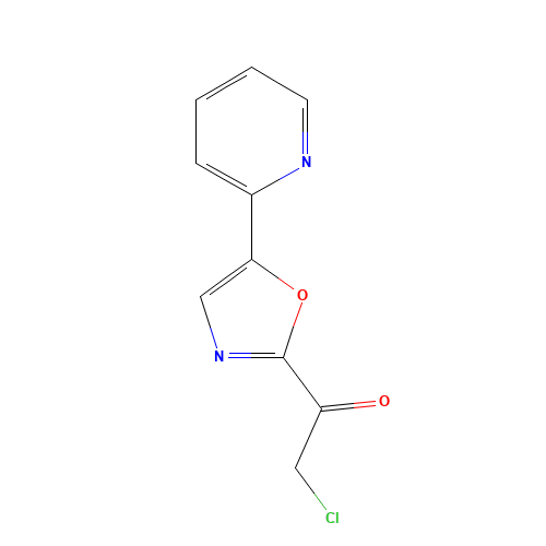 2-chloro-1-(5-pyridin-2-yl-1,3-oxazol-2-yl)ethanone (CAS: 945414-11-9) - Related Chemical Product