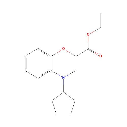 ethyl 4-cyclopentyl-2,3-dihydro-1,4-benzoxazine-2-carboxylate (CAS: 939410-94-3) - Related Chemical Product