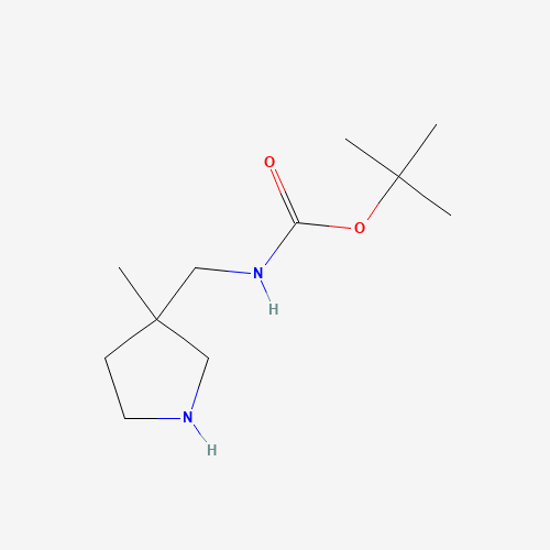 tert-butyl N-[(3-methylpyrrolidin-3-yl)methyl]carbamate (CAS: 125290-87-1) - Related Chemical Product
