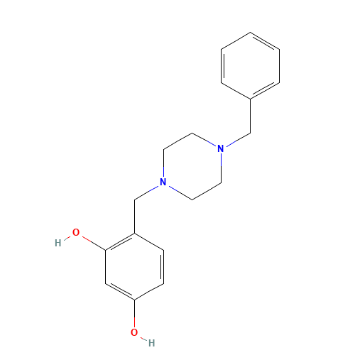 4-[(4-benzylpiperazin-1-yl)methyl]benzene-1,3-diol (CAS: 917201-60-6) - Related Chemical Product