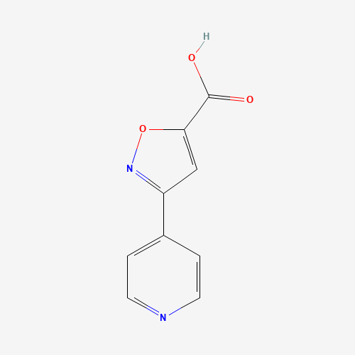 3-pyridin-4-yl-1,2-oxazole-5-carboxylic acid (CAS: 716362-05-9) - Chemical Structure and Molecular Formula 