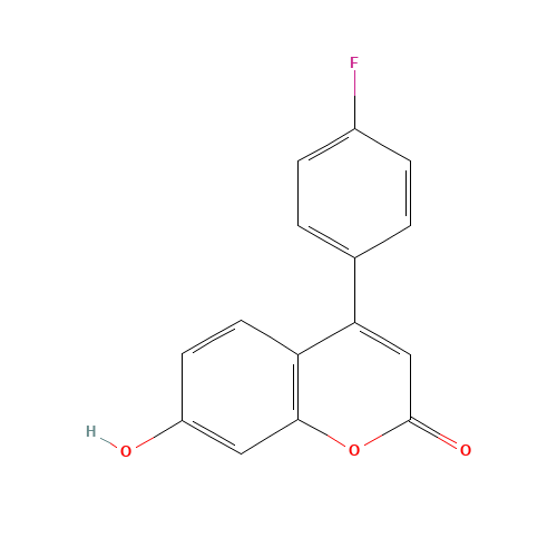 4-(4-fluorophenyl)-7-hydroxychromen-2-one (CAS: 850881-86-6) - Related Chemical Product