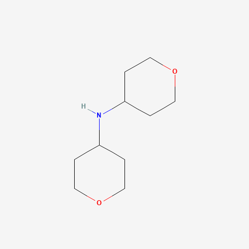 N-(oxan-4-yl)oxan-4-amine (CAS: 1080028-76-7) - Chemical Structure and Molecular Formula 