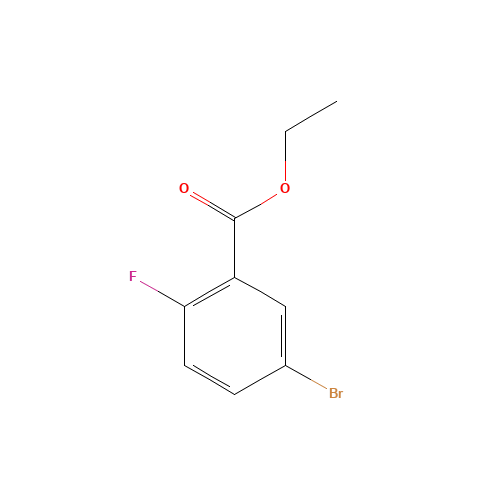 ethyl 5-bromo-2-fluorobenzoate (CAS: 612835-53-7) - Chemical Structure and Molecular Formula 