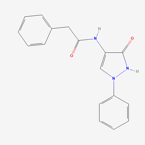 N-(5-oxo-2-phenyl-1H-pyrazol-4-yl)-2-phenylacetamide (CAS: 60588-53-6) - Related Chemical Product