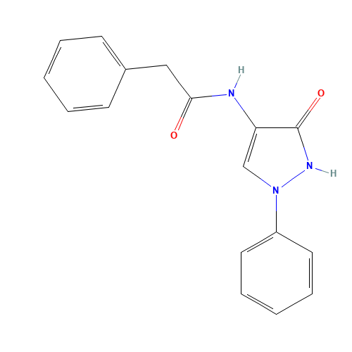 N-(5-oxo-2-phenyl-1H-pyrazol-4-yl)-2-phenylacetamide (CAS: 60588-53-6) - Related Chemical Product